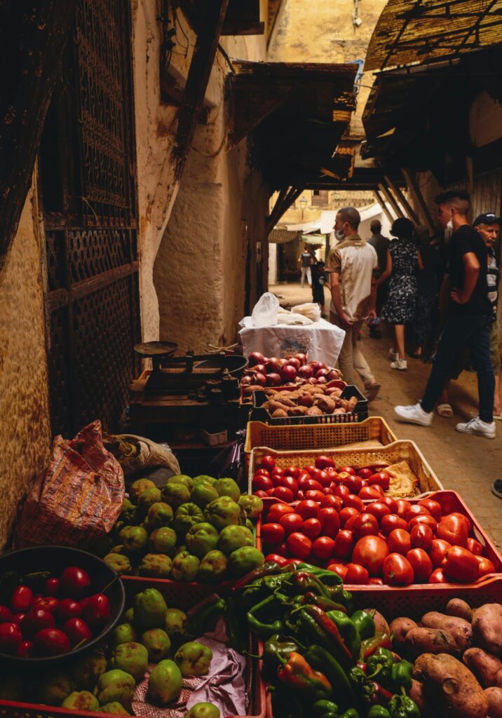 Fresh ingredients commonly used in Mediterranean cuisine